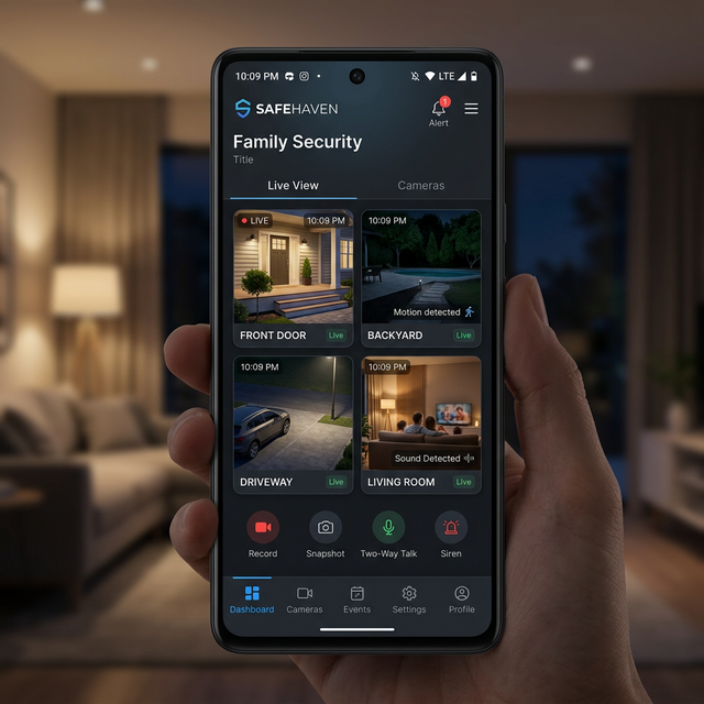 Dashley Live Camera Grid
