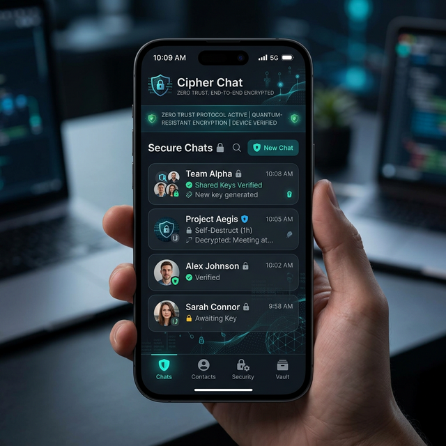 Secrova Encrypted UI
